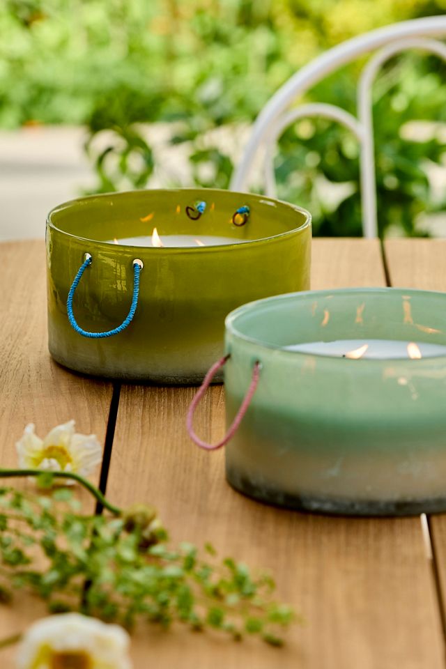 Ombre Glass Citronella Candle #2