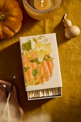 Pumpkin Enamel Box Matches