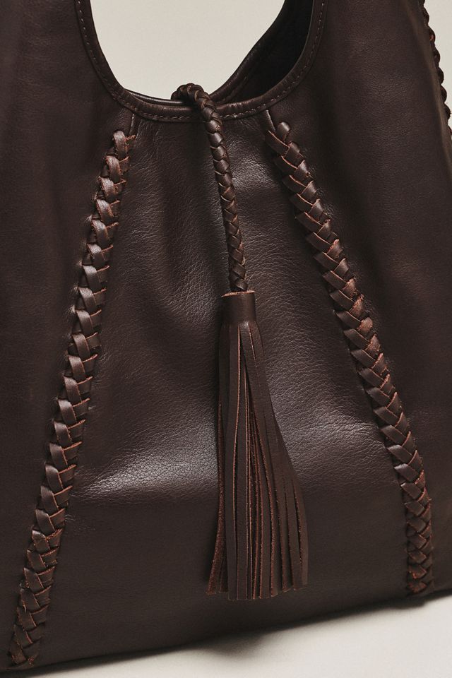 btb Los Angeles Piper Suede Tassel Hobo Bag #2