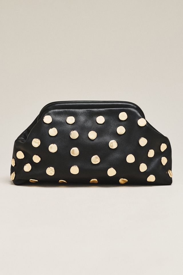 btb Los Angeles Josephine Leather Studded Clutch #1