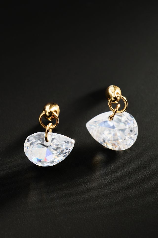 By Anthropologie Demi-Fine Floating Post Earrings #1