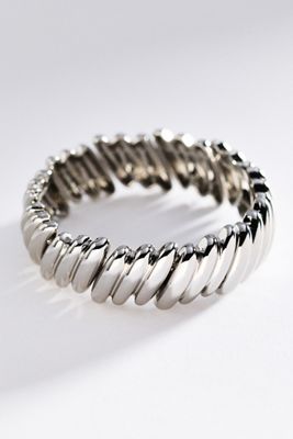 Textured Metal Stretch Bracelet