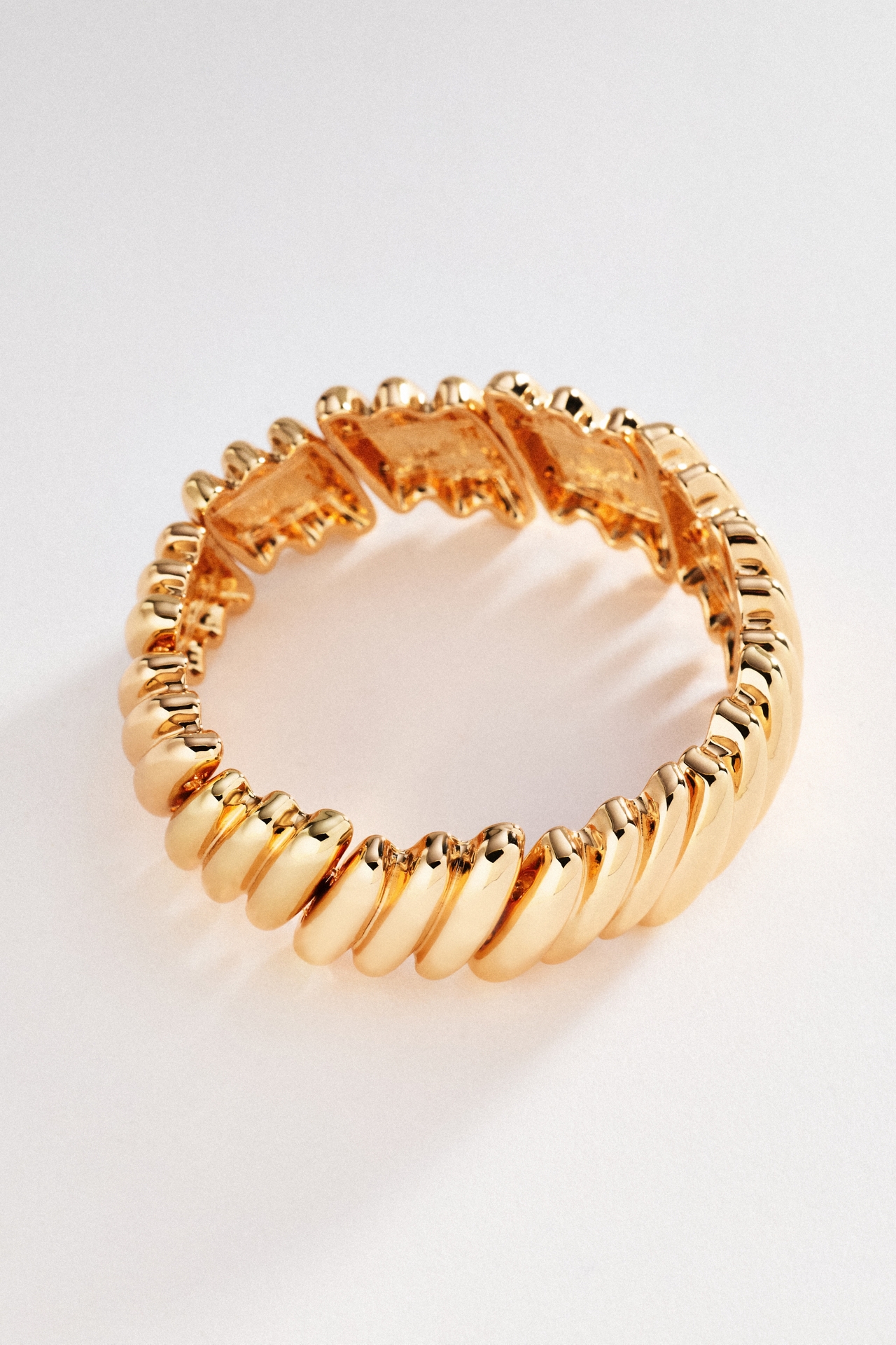 Textured Metal Stretch Bracelet