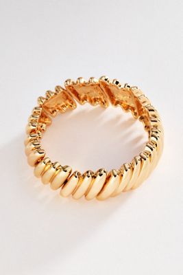 Textured Metal Stretch Bracelet