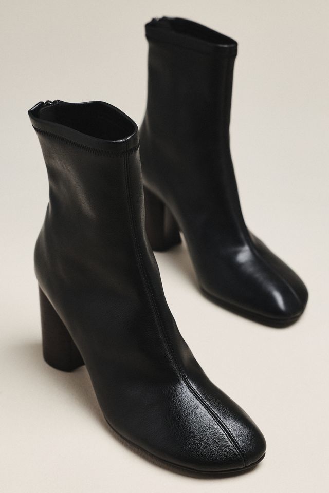 Lola Cruz Round Toe Block Heel Boots #1