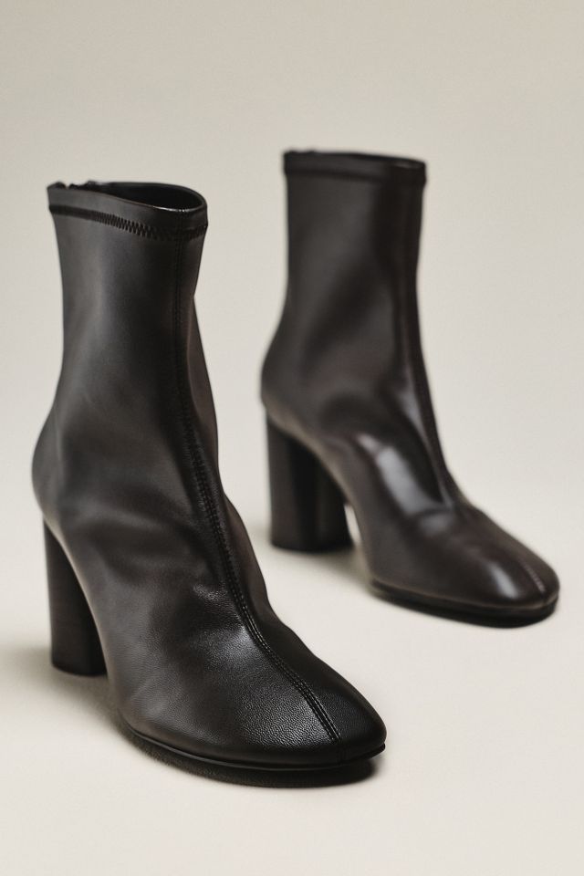 Lola Cruz Round Toe Block Heel Boots #1