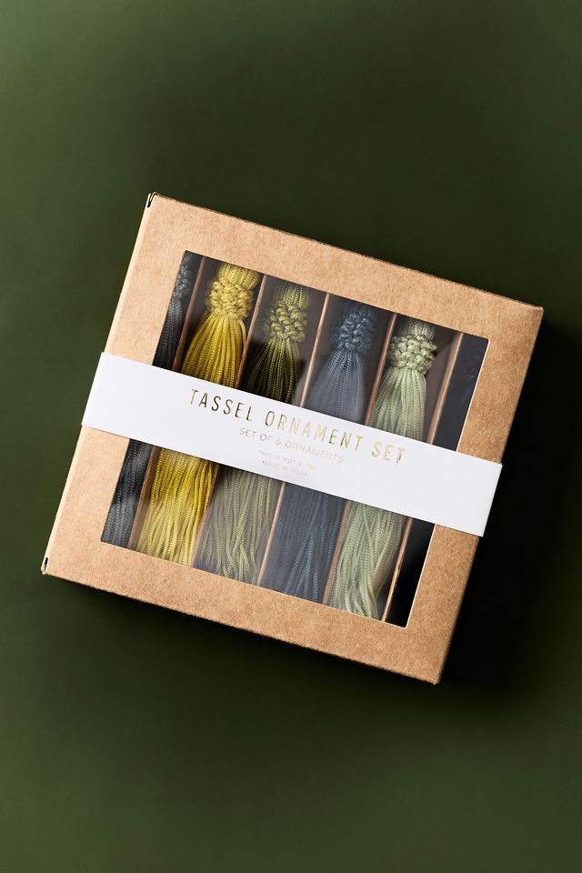 Hanging Tassel Ornaments, Set of 6 #2