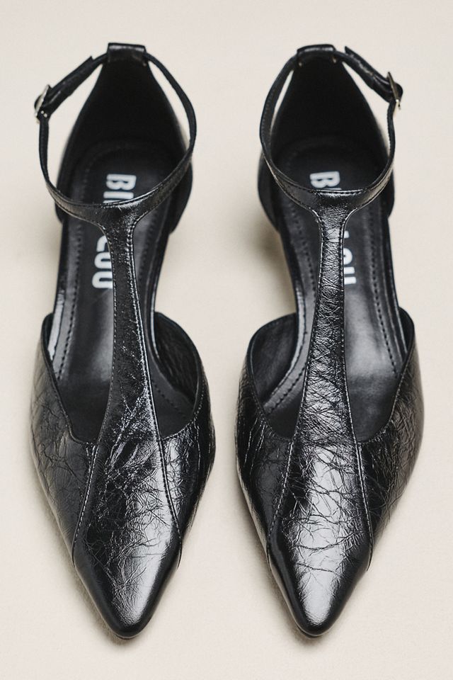 Bibi Lou Canna 35 Leather Ankle-Strap Kitten Heels #1