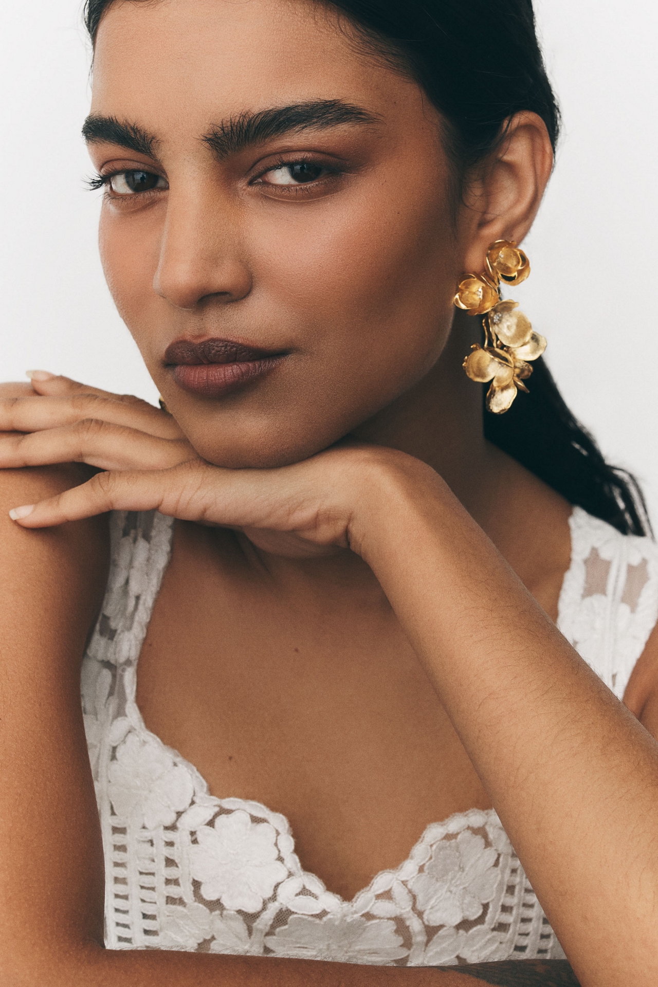 The Pink Reef Lily Drop Earrings