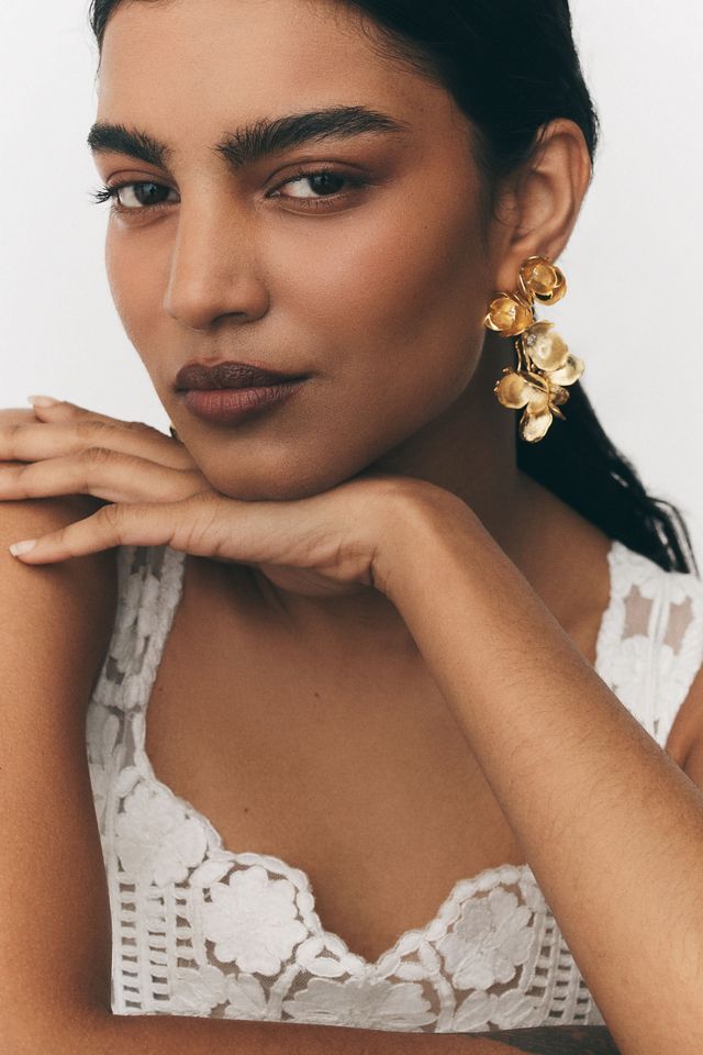 The Pink Reef Lily Drop Earrings #4
