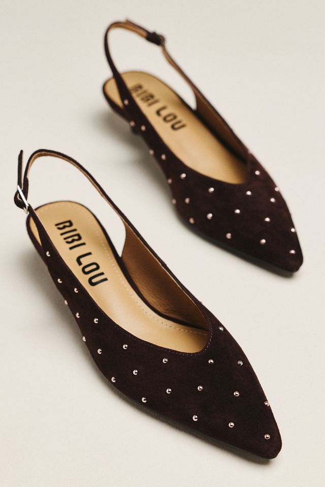 Bibi Lou Nomi Slingback Kitten Heels #1