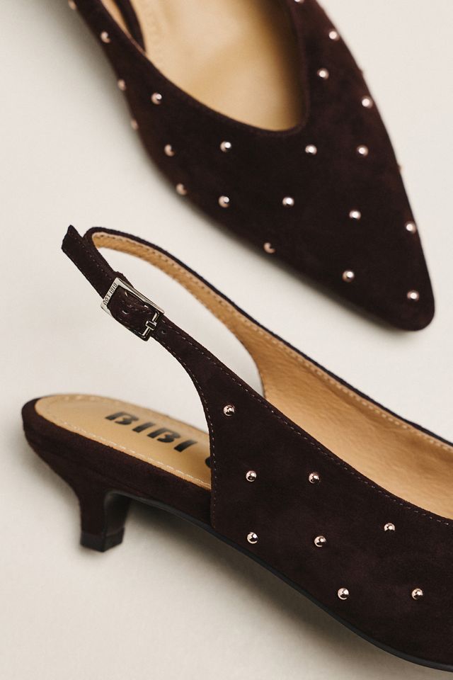 Bibi Lou Nomi Slingback Kitten Heels #2