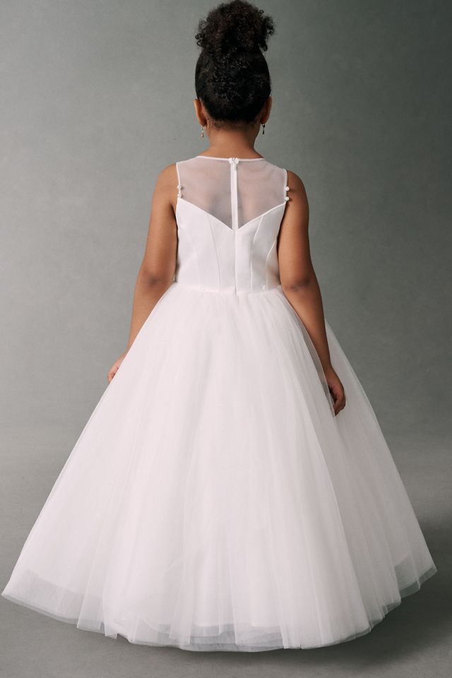 Princess Daliana Floral Off Shoulder Tulle Flower Girl Dress #2