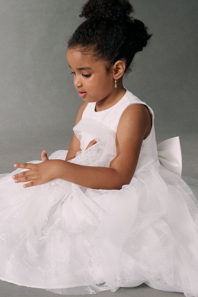 Princess Daliana Airy Tulle Flower Girl Dress #2