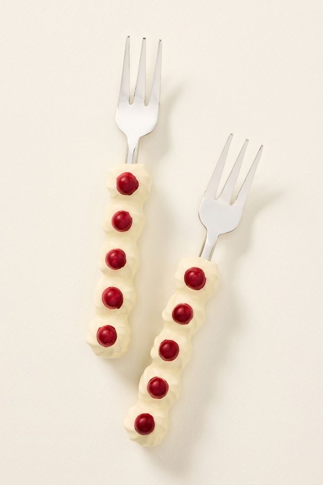 Tenedores para Aperitivos Yule, Juego de 2 #1