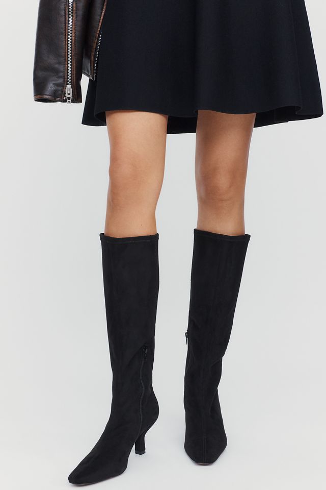 Maeve Square-Toe Tall Sock Boots #1