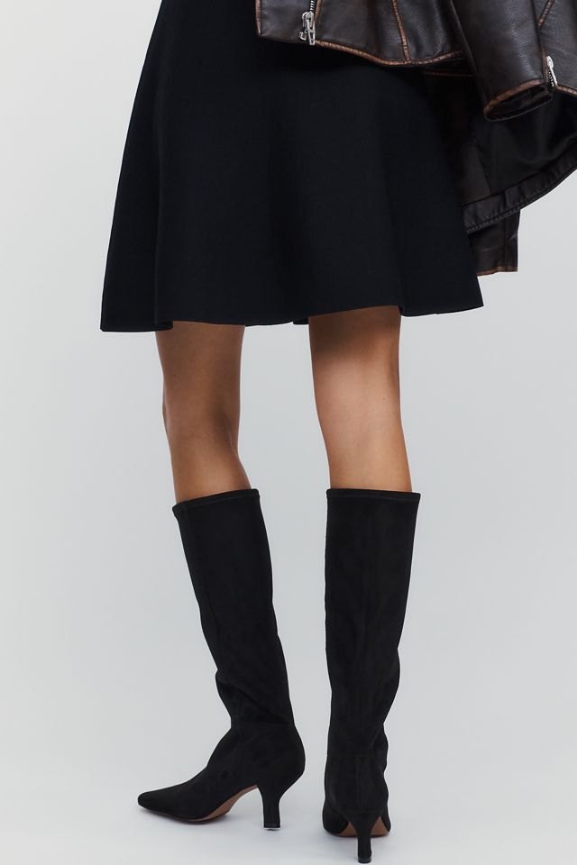 Maeve Square-Toe Tall Sock Boots #2