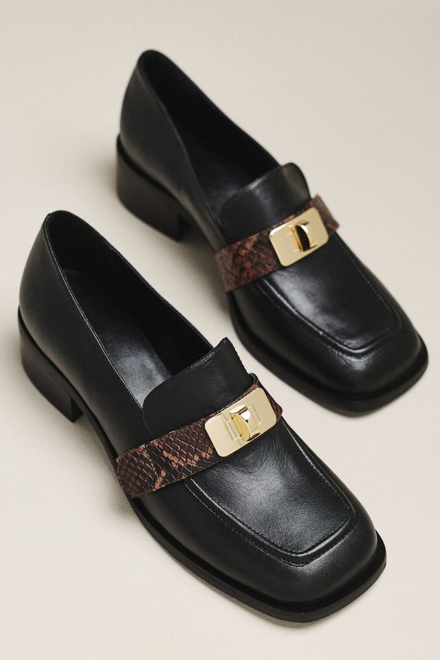 Maeve Leather Buckle Loafers #2