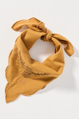 THE GREAT. Scalloped Bandana