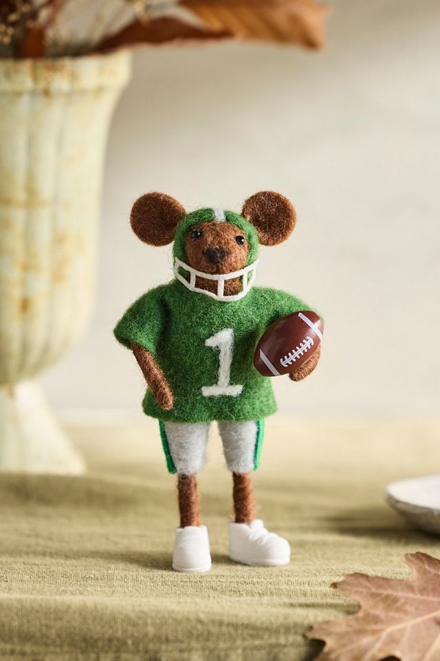 Football Mouse Felt Critter #1