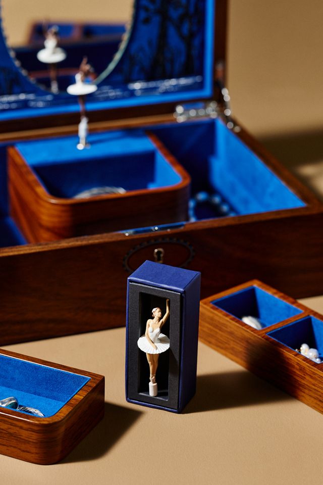 Wolf 1834 Ballet Musical Wood Veneer Jewelry Box | AnthroHome