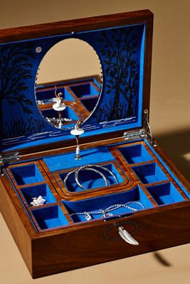 velvetarts ベルニョロVAHF 全8色セット Wolf 1834 Zoe Velvet Floral Embroidered Jewelry Box | AnthroHome