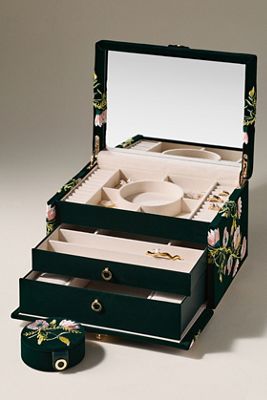 Wolf 1834 Ballet Musical Wood Veneer Jewelry Box | AnthroHome