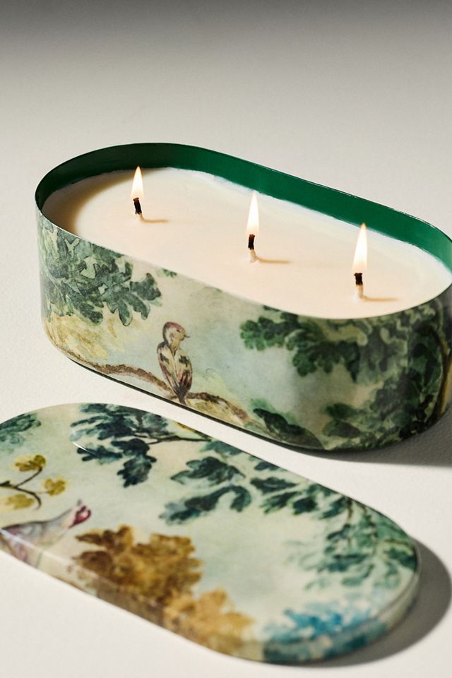 Judarn Tapestry Woody Frosted Garland Tinned Candle #4