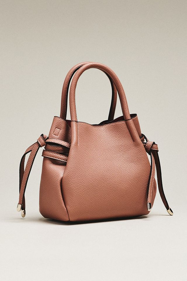 Maeve Faux-Leather Mini Tulip Satchel | Anthropologie