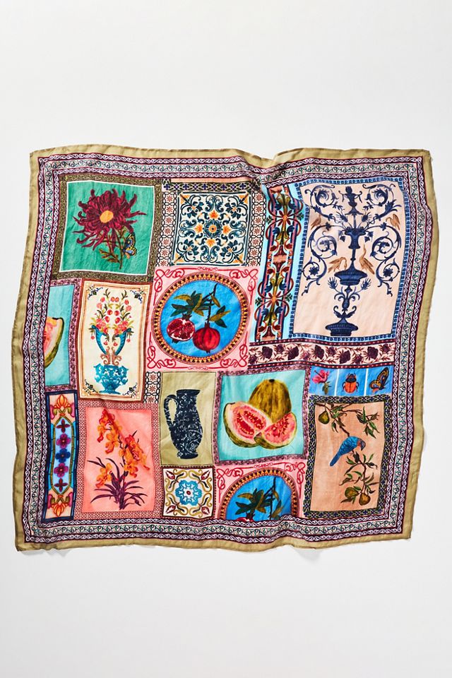 Vismaya 100% Silk Hair Scarf #2
