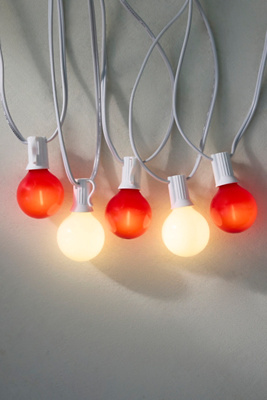 Stargazer Garden Lights, Set of 21 Bulbs, Winter Berry | Anthropologie