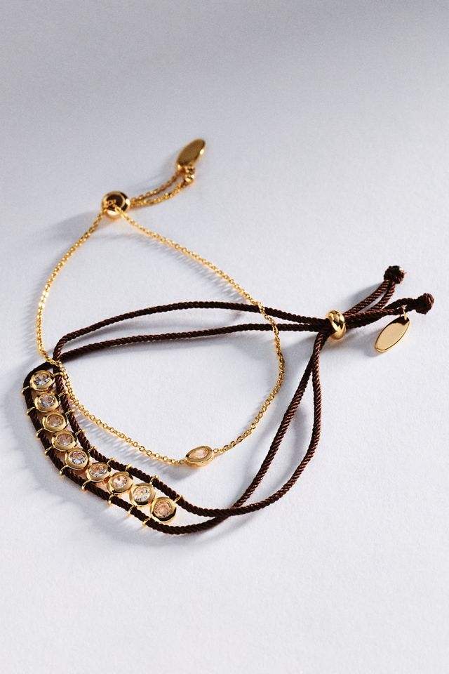 Crystal Corded Bracelet #1