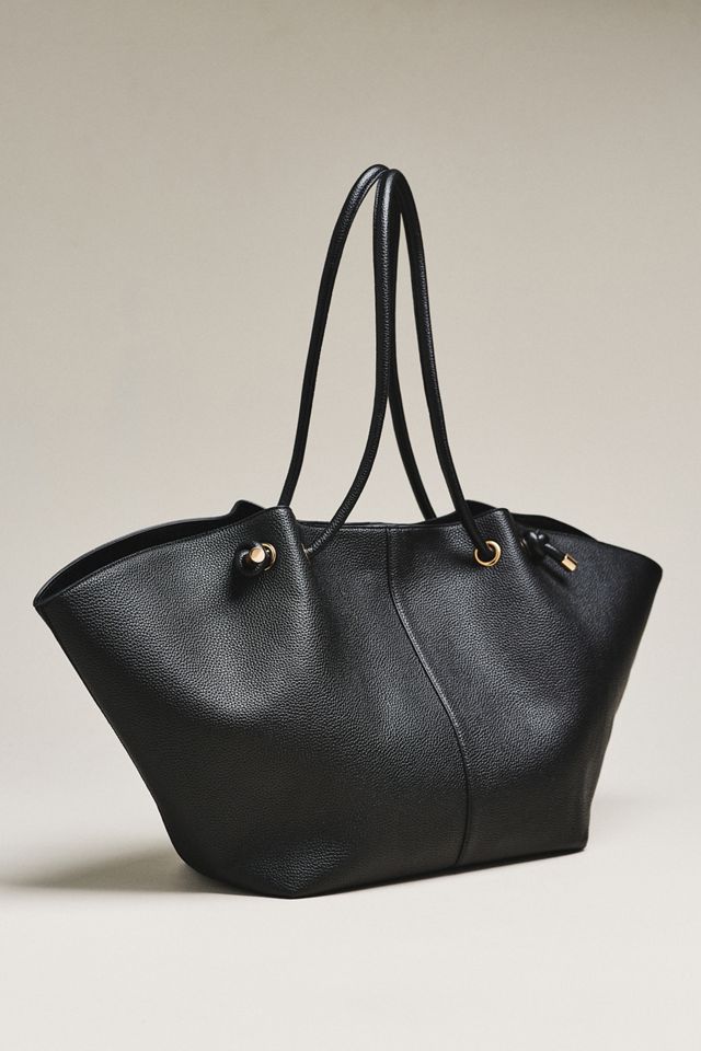 Maeve Pebbled Faux-Leather Tote #3