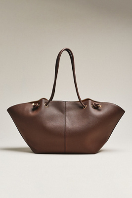 Maeve Pebbled Faux-Leather Tote