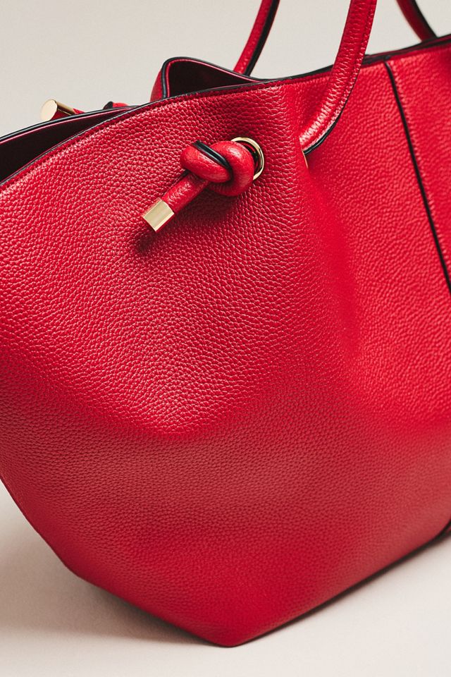 Maeve Pebbled Faux-Leather Tote #3