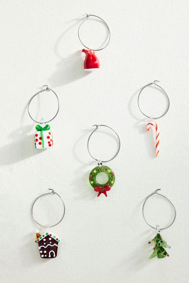 Holiday Icon Wine Charms, Set of 6 #1