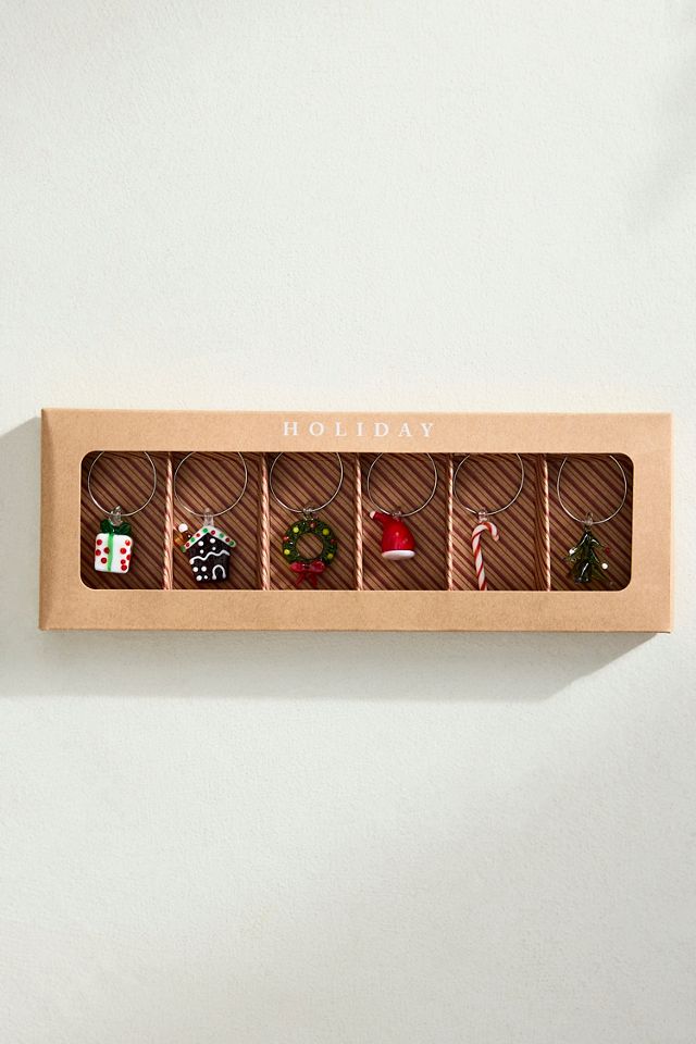 Holiday Icon Wine Charms, Set of 6 #2