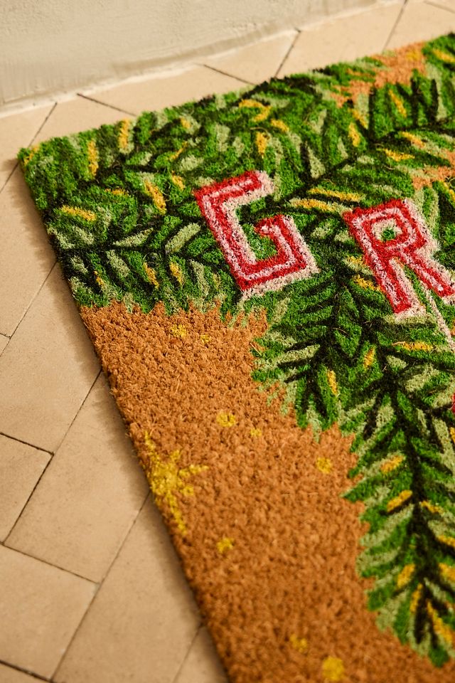 Season’s Greetings Coir Doormat #1