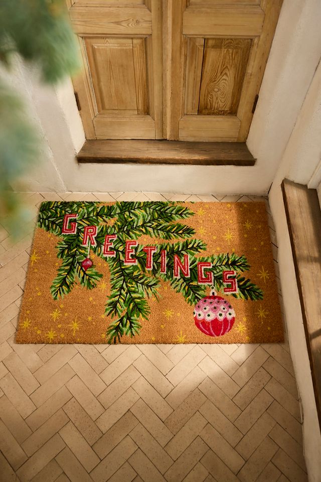 Season’s Greetings Coir Doormat #2