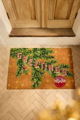 Season’s Greetings Coir Doormat