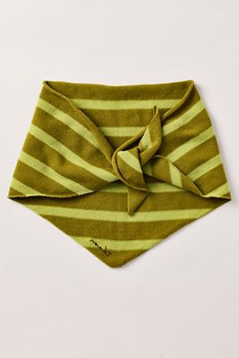 TBCo 100% Merino Wool Striped Triangle Scarf