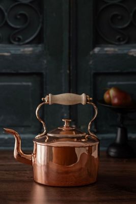 Coppermill Kitchen English Tea Kettle With Porcelain Handle
