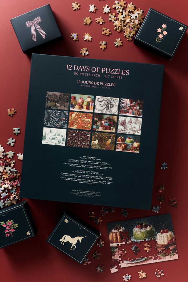 Anthropologie 12 Day Puzzle Advent Calendar #1