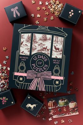Anthropologie 12 Day Puzzle Advent Calendar