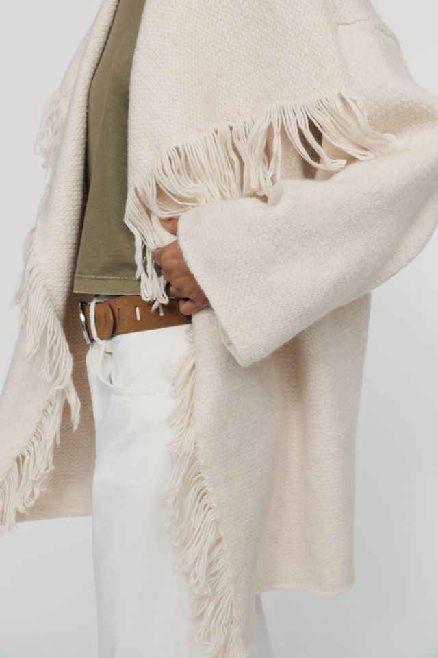 By Anthropologie Mariel Longline Fringe Cardigan #4