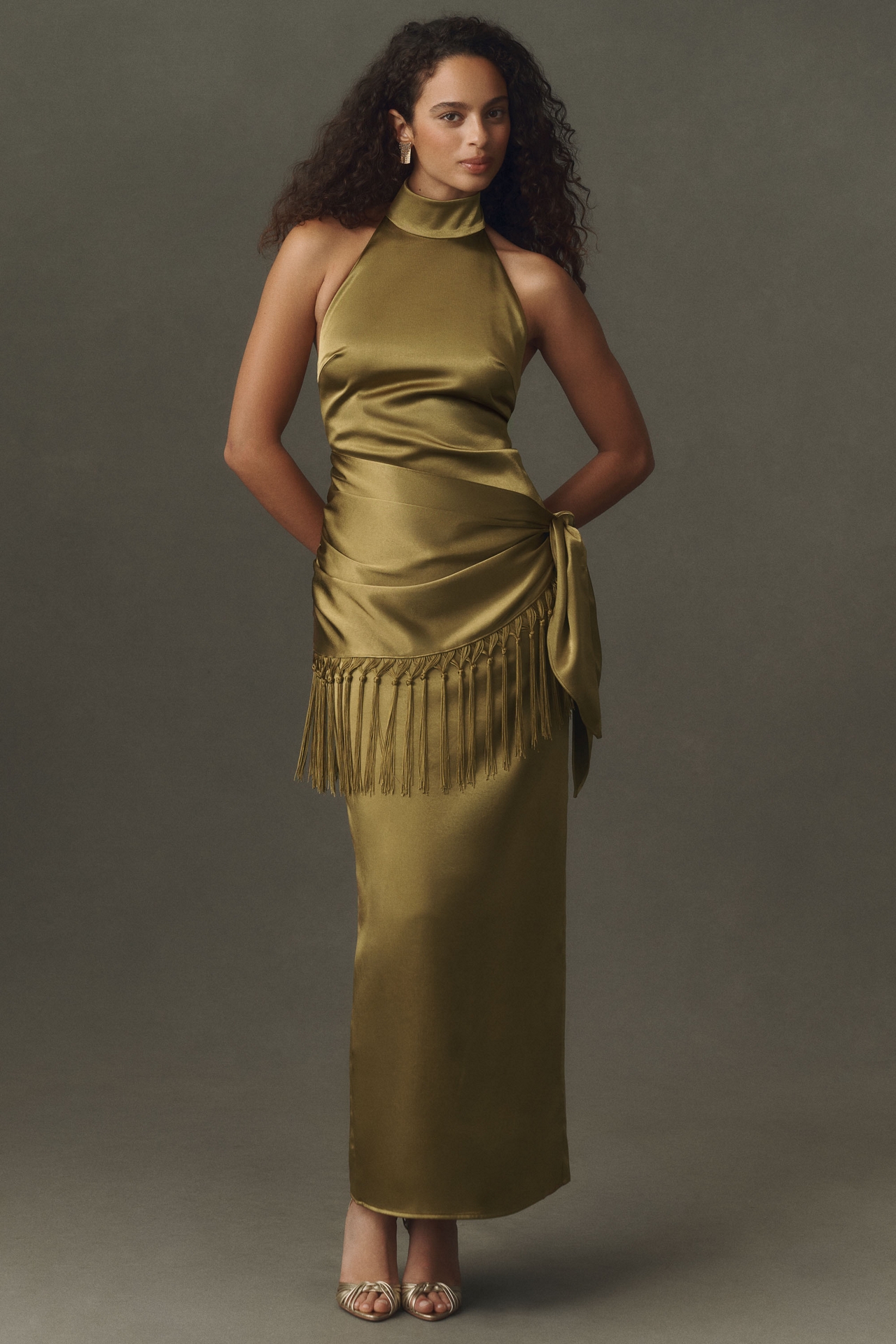 Mare Fringe Sarong Dress