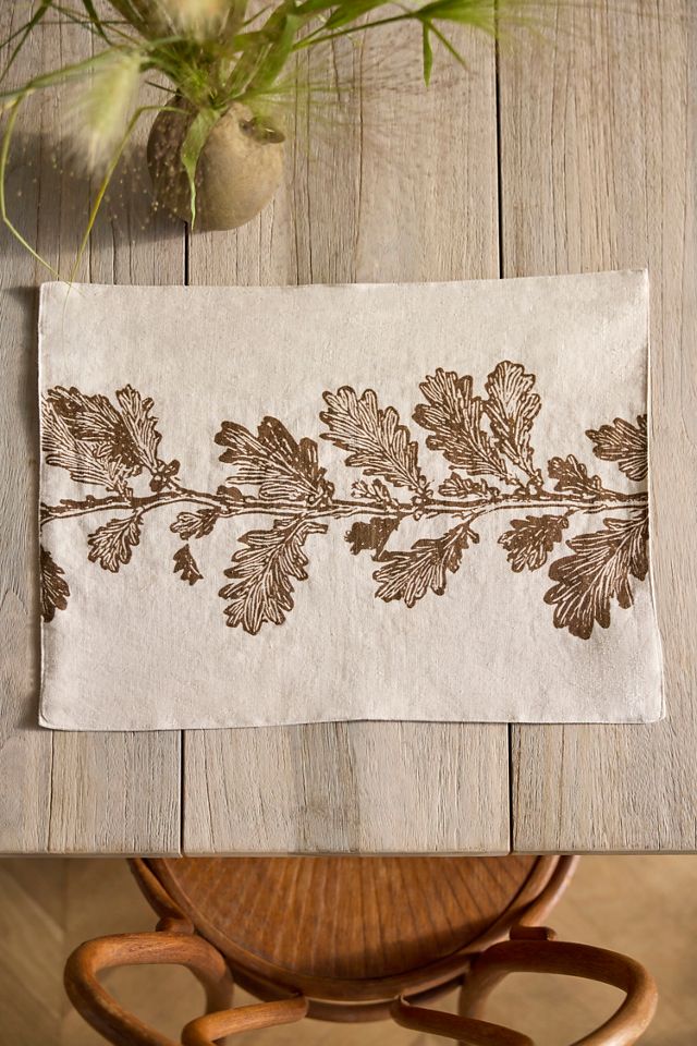 Oak Vine Linen Placemat #1