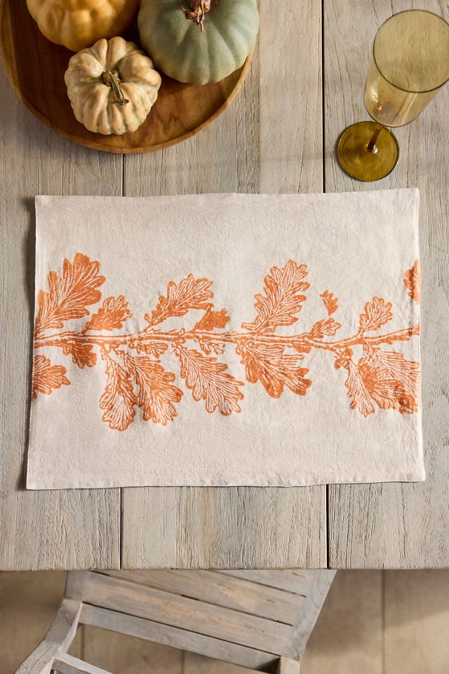Oak Vine Linen Placemat #1
