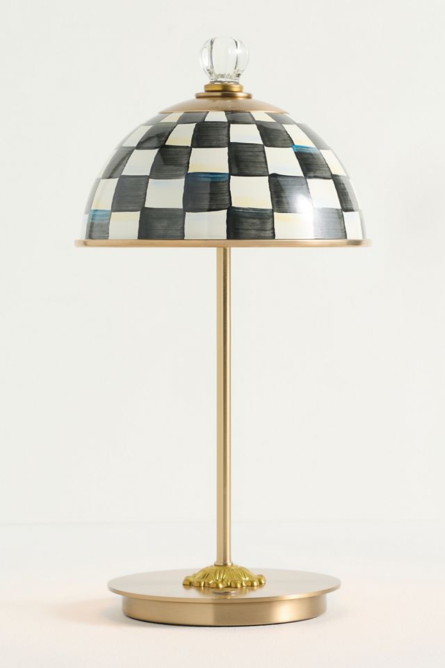 MacKenzie-Childs LED Rechargeable Cordless Dome Table Lamp #1