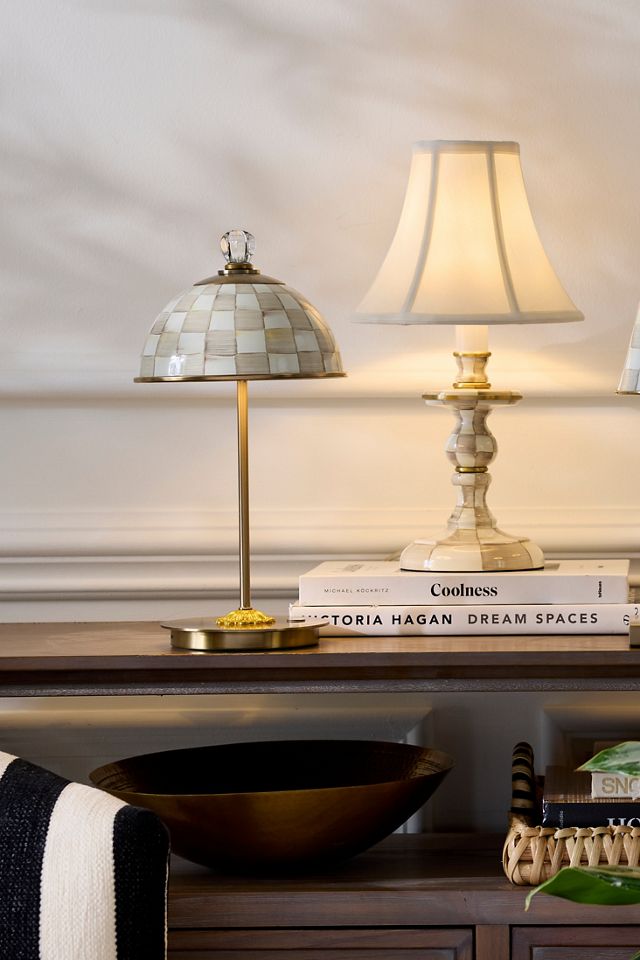 MacKenzie-Childs LED Rechargeable Cordless Dome Table Lamp #3